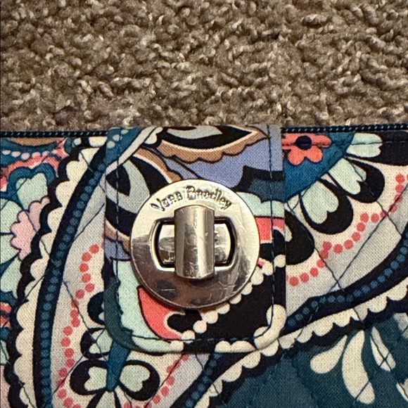 Vera Bradley Haymarket Paisley Jewel Turnlock Wallet - Picture 3 of 10